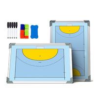 Professional Handball Tactic Board, Double-Sided Handball Coaching Board, with Markers and Eraser, Hangable Design, for Training and Teaching