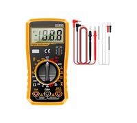 Professional Handheld ABS Digital Multimeter for Electronics Repair with HFE Transistor Testing and Temperature Probes Temperature Measuring Multimeter