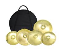 Professional Handmade Bronze Cymbal Pack 4 Piece Set With 2 Take 14 16 20inch Hi Hat Crash Ride