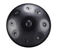 Professional Handpan Drum 22 Inch 9 Notes/10 Notes Worry-free Drum D Minor Percussion Instrument Steel Tongue Drum with Handpan Bag, Drumsticks, Drum Tripod