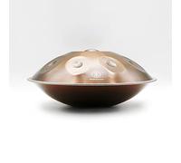 Professional Handpan Steel Drum, 22 Inches 9Notes D Minor Heavy Hand Drum Percussion Instrument, Ideal for Soundtrack, Performance, Education, Music Therapy (Color : 440Hz)