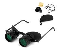 Professional Hands-Free Binocular Glasses for Fishing, Bird Watching, Sports, Concerts, Theater, Opera, TV, Sight Seeing, Hands-Free Opera Glasses for Adults Kids (Green Film Optics)-Upgraded