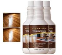 Professional Hardwood Floor Polish, Wood Floor Conditioning Reviver, High Gloss Laminate Finish, Protective Coating for Vinyl, Tile and Engineered Wood Polish, Shine Restorer (3pcs)