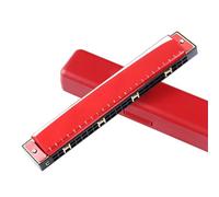 Professional Harmonica 24 Hole Polyphonic C Key 28 Accent Harmonica Professional Performance(Type 14)