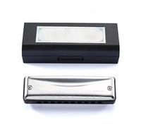 Professional Harmonica Blues Harmonica C D A F G Bb E Key 10 Holes 20 Notes(Black Bb)
