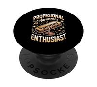 Professional Harmonica Harmonicas Blues Harp PopSockets Adhesive PopGrip