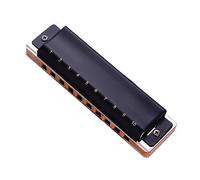 Professional Harmonicas 10-hole C Key Harmonica Adult Playing Typle Pocket Musical Instrument With Case (Color : 02)