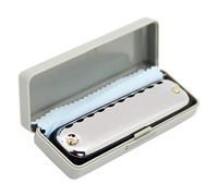 Professional Harmonicas 10-hole C Key Harmonica For Adults Beginners Pocket Harmonica Instrument With Box (Color : 01)