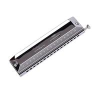 Professional Harmonicas 16 Holes 64 Tones C Key Harmonica Musical Instruments Professional Chromatic Harp with case