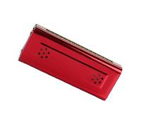 Professional Harmonicas 16 Holes Tremolo Harmonica Double Sided C & G Key Metal Body Brass Reeds For Harmonica Love (Color : 02)