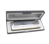 Professional Harmonicas 2-in-1 Dual-sided Tremolo Harmonica Key Of C&G 24 Double Holes Reed With Box And Cloth