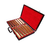 Professional Harmonicas 24 Hole 12-Tune Harmonica Set Golden Color Tremolo Harp With Gift Box