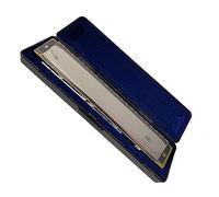 Professional Harmonicas 28 Holes Chromatic Harmonica C Key Slive Professional Portable Tremolo Mini Harps Instruments (Color : 03)