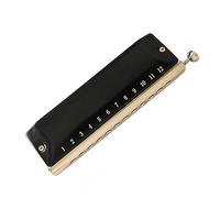 Professional Harmonicas Chromatic Harmonica 12 Holes ABS Comb C Key Phosphor Bronze Reed Harp Instrument (Color : 04)