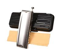 Professional Harmonicas Chromatic Harmonica 12 Holes Harp Stainless Steel Cover Aluminum Comb Harmonica Instruments