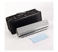 Professional Harmonicas Double Bass Harmonica Phosphor Bronze Reed ABS Comb Brass Cover Harmonica With Case