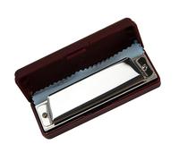 Professional Harmonicas Silver 10 Hole Harp Harmonica Musical Instruments For Beginner Professional Player (Color : A)