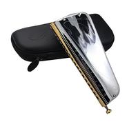 Professional Harmonicas Tremolo Chromatic Harmonica 16 Holes 64 Notes ABS Comb Tonal Range C3-D7 Harmonica Instruments