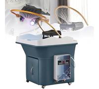 Professional Head Spa Machine with Water Circulation & Steam Fumigation | LED Light Therapy Scalp Treatment for Hair Salons & Spas(Blue)