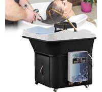 Professional Head Spa Machine with Water Circulation & Steam Fumigation | LED Light Therapy Scalp Treatment for Hair Salons & Spas(Black)
