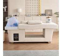 Professional Head Spa Massage Shampoo Bed, Head Spa Equipment with Water Circulation, Fumigation, Light Therapy for Spa Beauty Salon