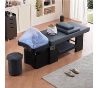 Professional Head Spa Shampoo Bed, Beauty Salon Thai Massage Shampoo Bed with Constant Temperature Water Heater