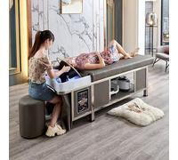 Professional Head Spa Shampoo Bed, Intelligent Water Circulation Massage, Flat-Laying Thai Massage, with Fumigation for Beauty Salon Scalp Hair Care