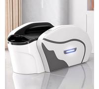 Professional Head Spa Shampoo Bed, Massage Table with Futuristic Minimalist Ambient Light, Spa Equipment with Water Circulation, Full Body Massage, Leg Lifting