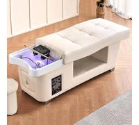 Professional Head Spa Shampoo Bed Scalp Care Massage Table with Water Circulation & Fumigation Therapy, Head Spa Equipment for Spa Beauty Salon