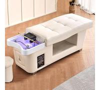 Professional Head Treatment Shampoo Bed with Fumigation & Water Circulation, Thai Massage Beauty Bed for Beauty Salons & Spas