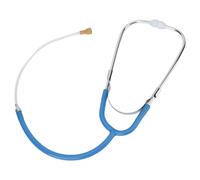 Professional Hearing Aid Testing Stethoscope - Lightweight Binaural Metal Audiphones with Volume Noise Detection, Light Blue