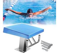Professional Heavy Duty Diving Board with Non-Slip Rubber Surface and 15° Incline for Pool Jumping and Swim Meets