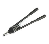 Heavy Duty Long Arm Riveter with Collection Bowl - Adjustable Nozzle Rivet Gun