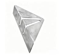 Professional Heavy Duty Metalworking Miter square, Speed Square 22.5-90°Multi-Angle Measuring Ruler Tool, Durable Woodworking Metal Ruler for Multi-Shape Metal Framing Edge Marking (90°,8in)