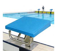 Professional Heavy-Duty One Step Diving Starting Block, Stainless Steel Pool Jumping Platform, 15° Incline Ideal for Swim Meets and Training