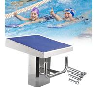 Professional Heavy Duty One Step Diving Starting Block with Handle for Swimming Competition Pool Jumping Platform