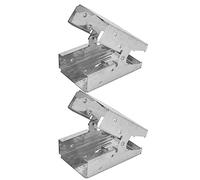 Professional Heavy Duty Sawhorse Brackets Kit Sturdy Metal Display Stand for Woodworking DIY Projects 2Pcs Rust Proof Woodworking Accessories