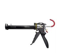 Professional Heavy Duty Silicone Caulking Gun, Black, 310ml Capacity, Manual Applicator for Construction, Sealant Dispensing