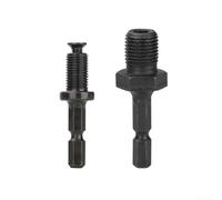 Professional Hex Shank Adapter Designed to Fit Standard Drill Chucks Without Compromise on Security (2Pcs Set)
