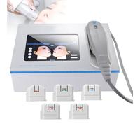 Professional Hifu Machine Face Lifting and Skin Tightening Machine, Anti-Aging Body Slimming Device Facial Wrinkles Removal, in Salon and Home,Safe And Effective,5Heads