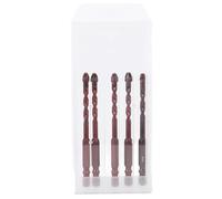 Professional High Cobalt Masonry Drill Bits Set 5Pcs 1/4in Hex Shank 6mm Concrete Brick Tile Glass Ceramic Wood Drill Bits for DIY Home Improvement Construction Projects