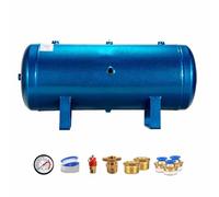 Professional High Pressure Reservoir Air Tank Kit, Carbon Steel Gas Storage Vessel for Stabilizes Air Pressure, for Laboratory/Factory(40L/10.6Gal (Style A))