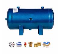 Professional High Pressure Reservoir Air Tank Kit, Carbon Steel Gas Storage Vessel for Stabilizes Air Pressure, for Laboratory/Factory(20L/5.3Gal (Style A))