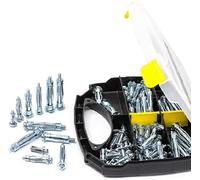 Professional Hollow Wall Anchor Kit: 68PCS Heavy Duty Fixings for Plasterboard Wallboard & Drywall - Ideal for Tradesmen