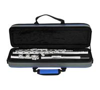 Professional Horizontal Flute With Bag Cleaning Cloth Stick 16-hole C Tone Closed For School Band Instruments With E Key