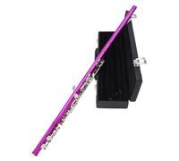 Professional Horizontal Flute with Bag Cleaning Cloth Stick 16-hole C Tone Closed Hole for School Band Instruments Professional Horizontal with Bag Cleaning Cloth Stick