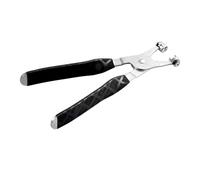 Professional Hose Clamp Pliers for Auto Repair Heavy Duty Steel Tool with Swivels Mouths and Locking Mechanism Ratcheting Operated Hose Clamp Tool
