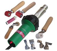 Professional Hot Air Gun 1600W Plastic Welder Kit with Welding Tip Nozzles,Seam Roller for Vinyl Floor Repair, PVC Shrinking, Car Bumper Repair