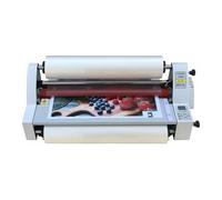 Professional Hot Cold Roll Laminator, Dual Sided and Single Mode, Precise Temperature Control for BOPP PET PVC Films, Office School Home Use