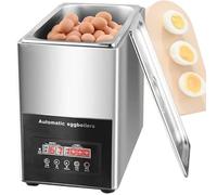 Professional Hot Spring Egg Cooker 9l Large Capacity,Commercial Grade Egg Boiler with Digital Timer (0-99min) & 5-Stage Heating,Makes Soft Boiled, Hard Boiled & Onsen Eggs,Stainless Steel Inner Pot